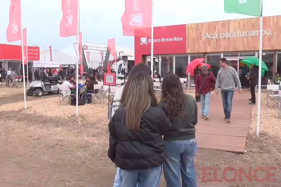 Banco Entre R&iacute;os presente en Agroactiva (foto Elonce)