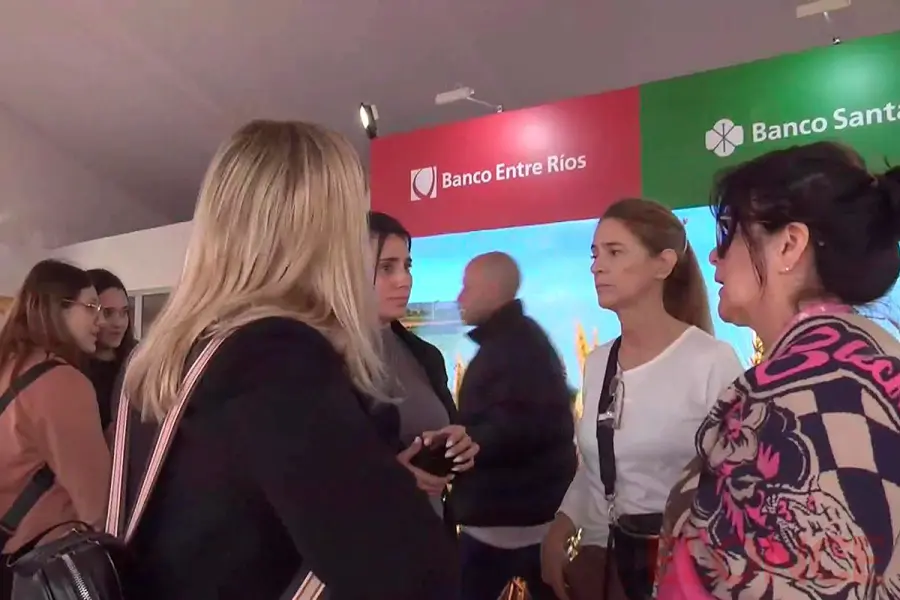 Banco Entre R&iacute;os presente en Agroactiva (foto Elonce)