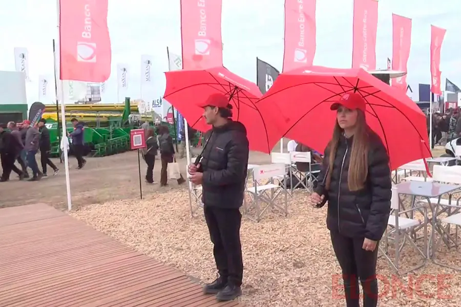 Banco Entre R&iacute;os presente en Agroactiva (foto Elonce)