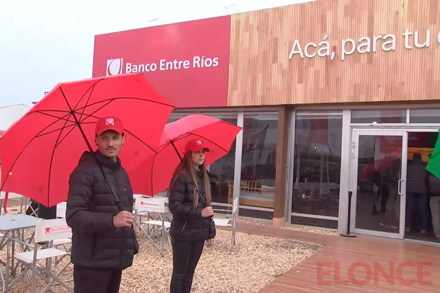 Banco Entre R&iacute;os presente en Agroactiva (foto Elonce)