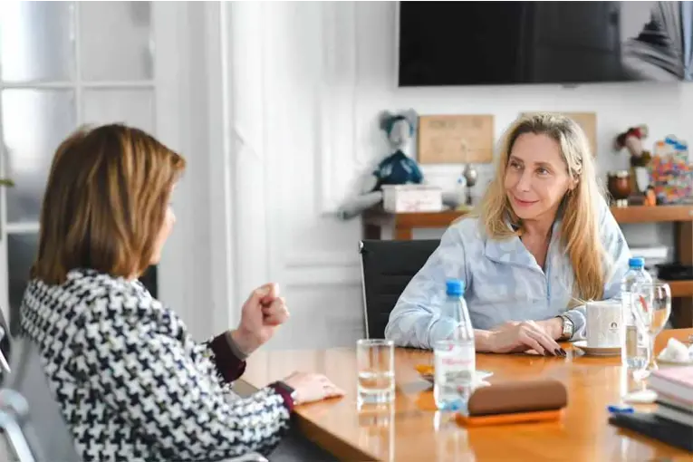 Patricia Bullrich mantuvo una reunión de trabajo con Karina Milei