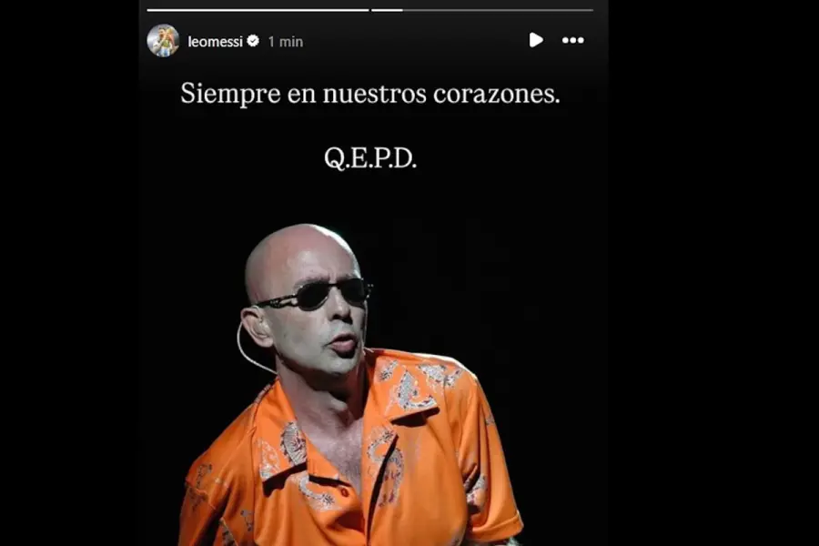 El mensaje en sus redes del capit&aacute;n de la Selecci&oacute;n Argentina. Foto: Infobae.