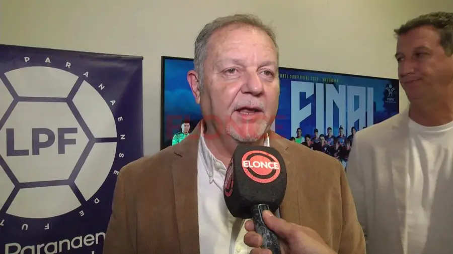 Alejandro Schneider, presidenta de la Liga Paranaense de F&uacute;tbol. Foto: Elonce.