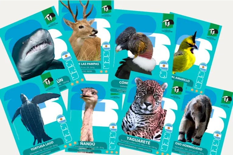 Lanzaron figuritas con animales nativos y en peligro de extinción