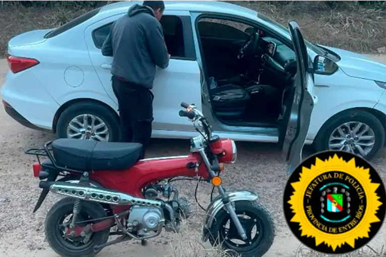 Detuvieron a un joven que circulaba en una moto robada y quedó imputado