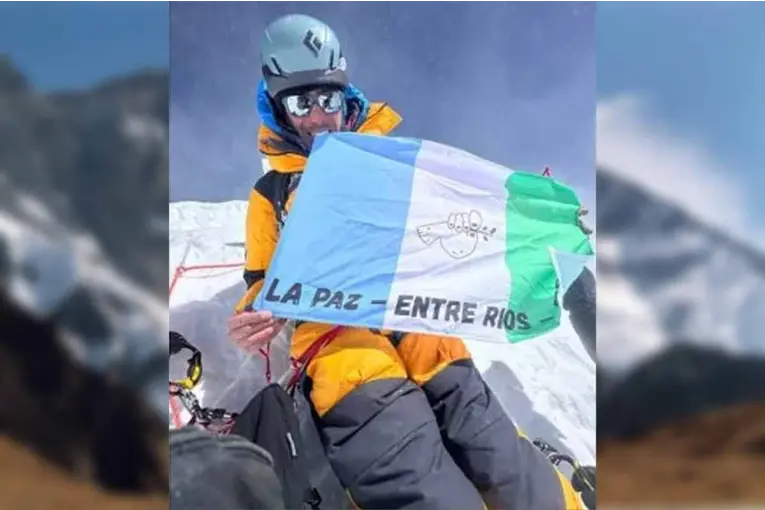 Un entrerriano hizo cima en la cuarta montaña más alta de la Tierra