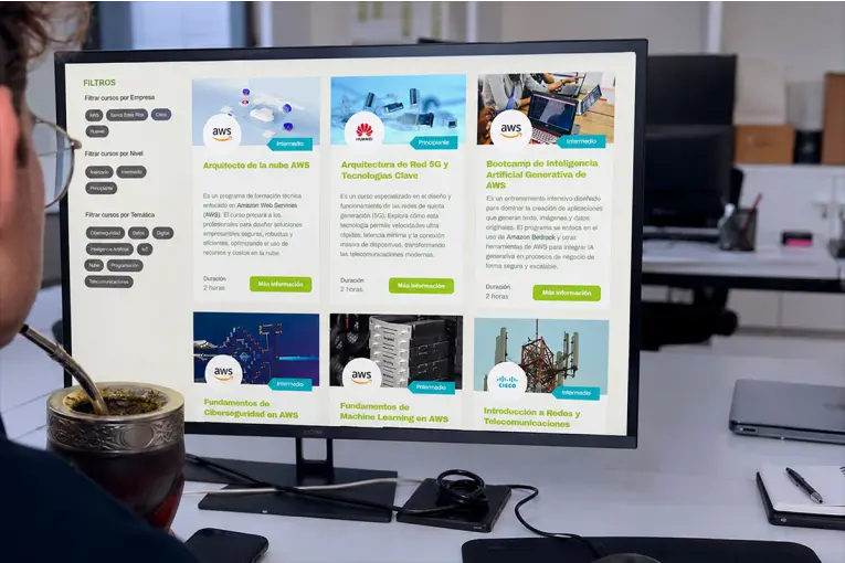 Una nueva plataforma reúne toda la oferta de formación digital de la provincia