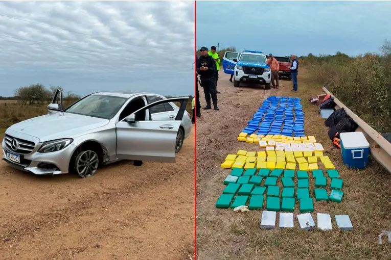Secuestro de 260 kilos de cocaína: capturaron a una mujer y trasladaron al detenido a un penal federal