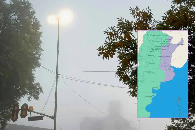 Rige alerta por niebla en Entre Ríos: anticipan menos humedad y jornadas más estables