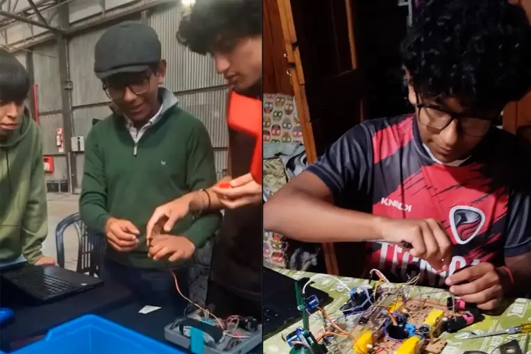 Tiene 16 años, creó aplicaciones para ayudar a su comunidad y fue invitado a una expo mundial de IA