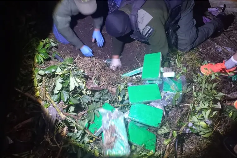 Enterró 50 kilos de cocaína en el patio de su madre: la mujer se desmayó cuando la encontraron