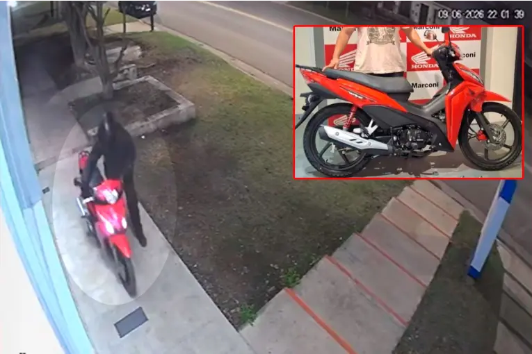 Robaron una moto en Paraná mientras veía el partido de la Selección Argentina e Islandia: video