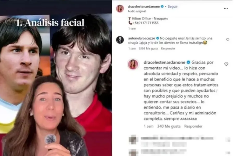 Antonela Roccuzzo le respondi&oacute; a la m&eacute;dica.