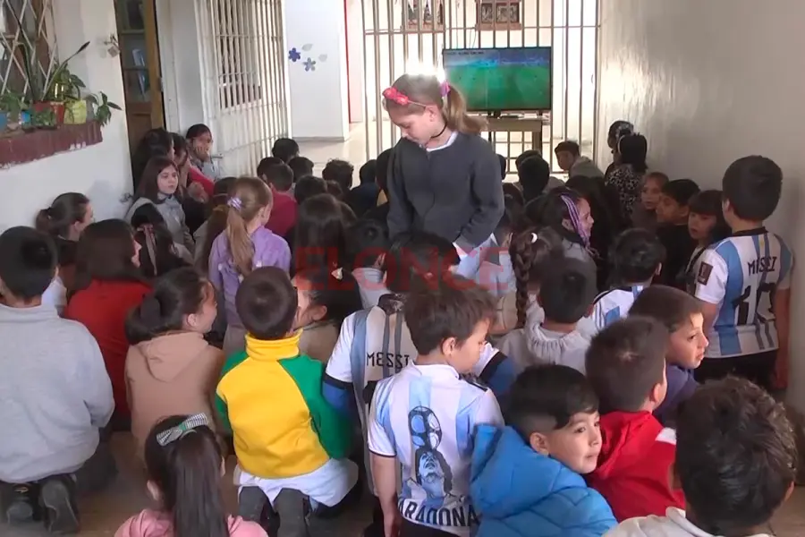 Mundial en las escuelas (archivo Elonce)
