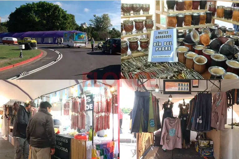 La Feria de la Plaza de las Colectividades, otro de los atractivos en Paraná para el fin de semana largo