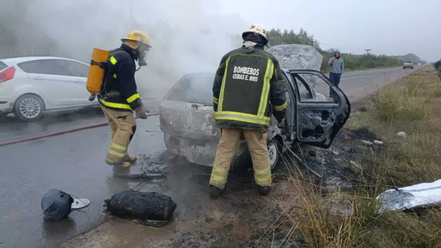 Foto: Bomberos Voluntarios de Ceibas