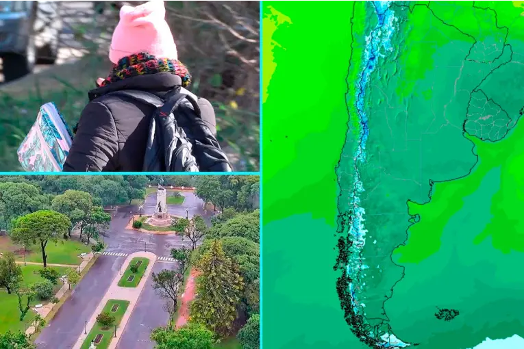 Tras las lluvias, un frente frío provocará un fuerte descenso térmico el fin de semana largo: probabilidad de heladas