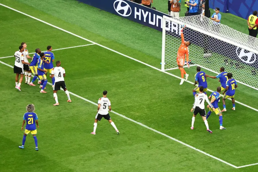 Alemania venci&oacute; a Curazao. Foto: Infobae.