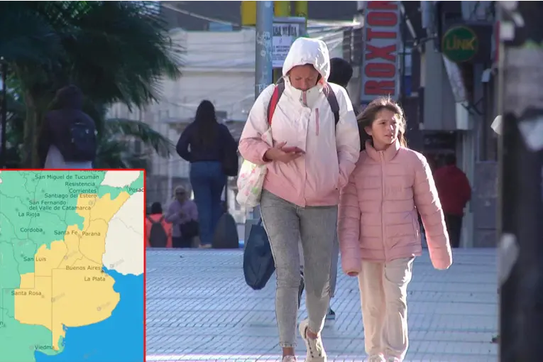 Alerta amarilla por frío extremo en Entre Ríos: pronostican temperaturas bajo cero en gran parte de la provincia
