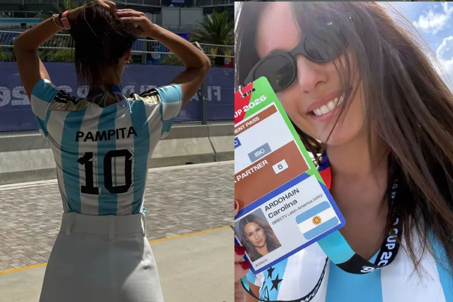 Pampita en Estados Unidos.