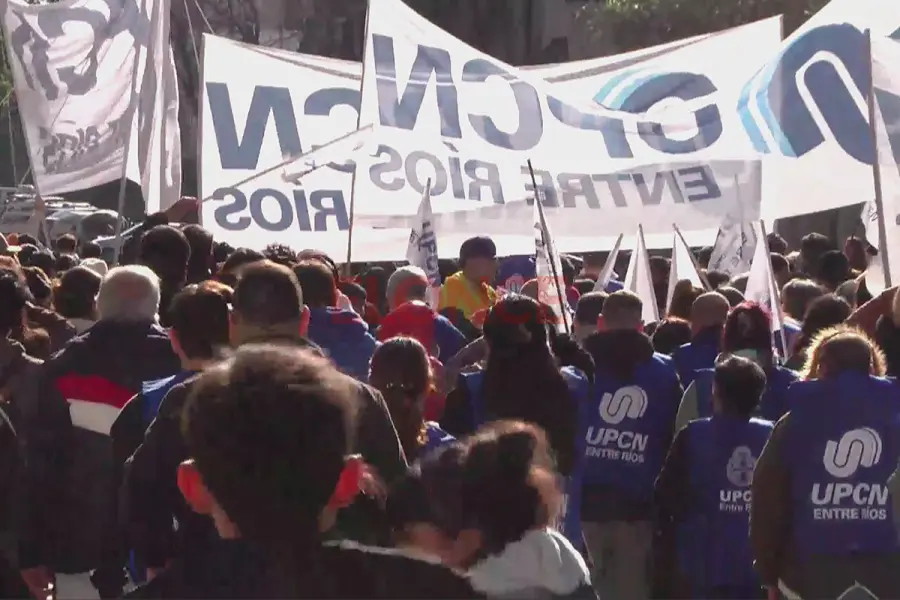 UPCN se moviliz&oacute; en Paran{a (foto Elonce)