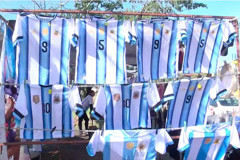 Venta de artículos de la Selección Argentina: la ilusión mundialista impulsó las compras
