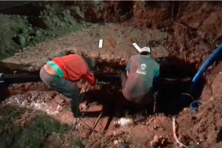 Finalizaron los trabajos en la red de agua y se normalizará el servicio en zona este