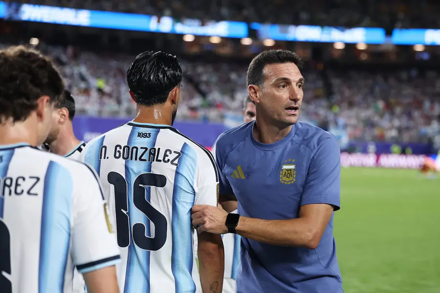 Lionel Scaloni, DT de la Selecci&oacute;n Argentina. Foto: X oficial de Argentina.
