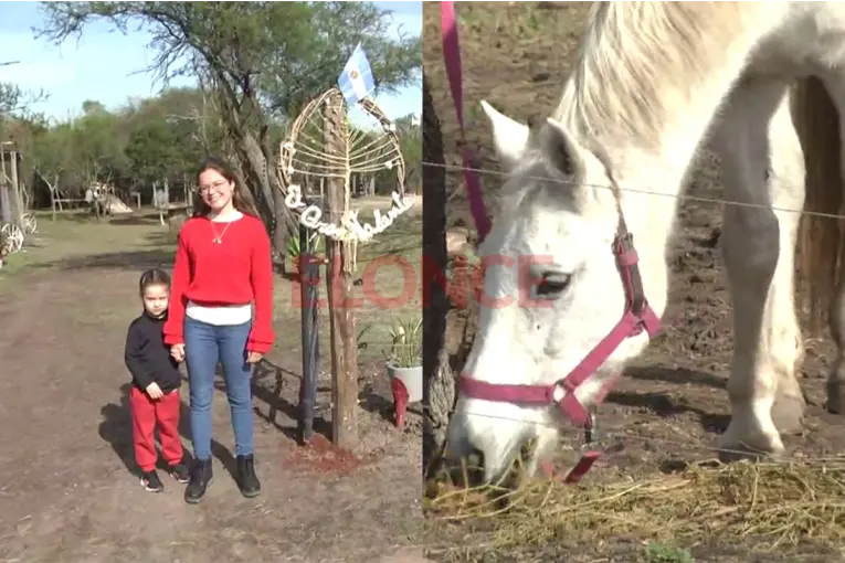 Sobrevivió a un grave accidente con un caballo y hoy ayuda a niños con discapacidad mediante la equinoterapia