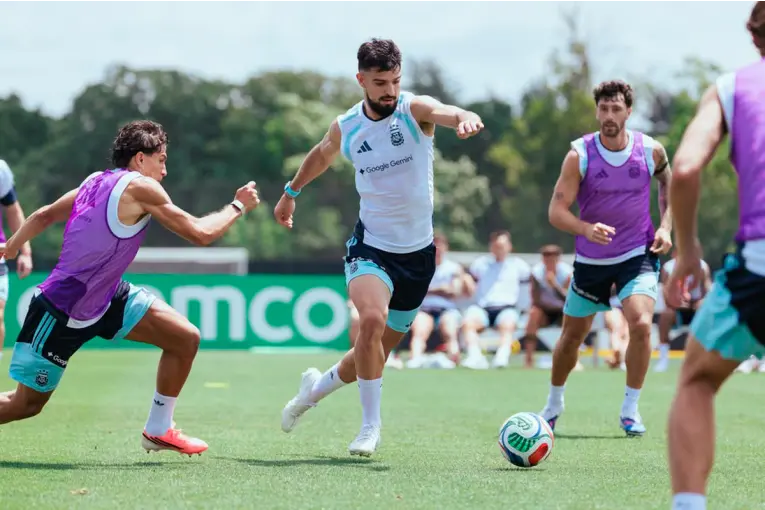 Tras golear en su debut, la Selección Argentina se entrenó pensando en el juego frente a Austria