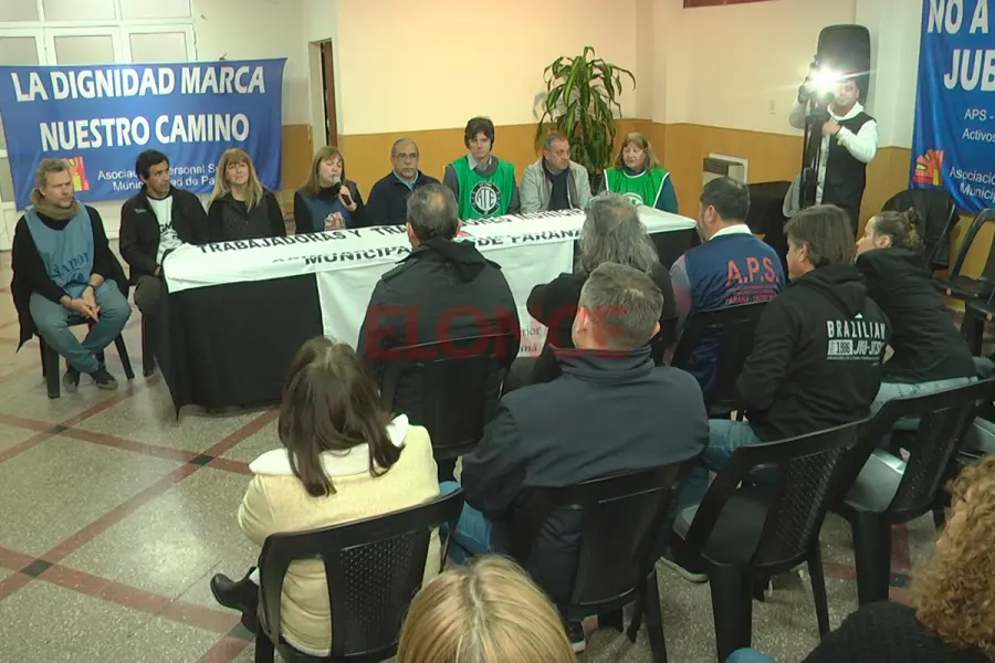 Multisectorial en Defensa de la Caja de Jubilaciones (foto Elonce)