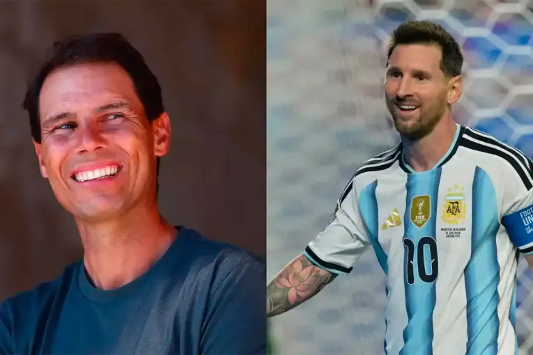 La reacción de Rafa Nadal al elogio de Lionel Messi en el Mundial