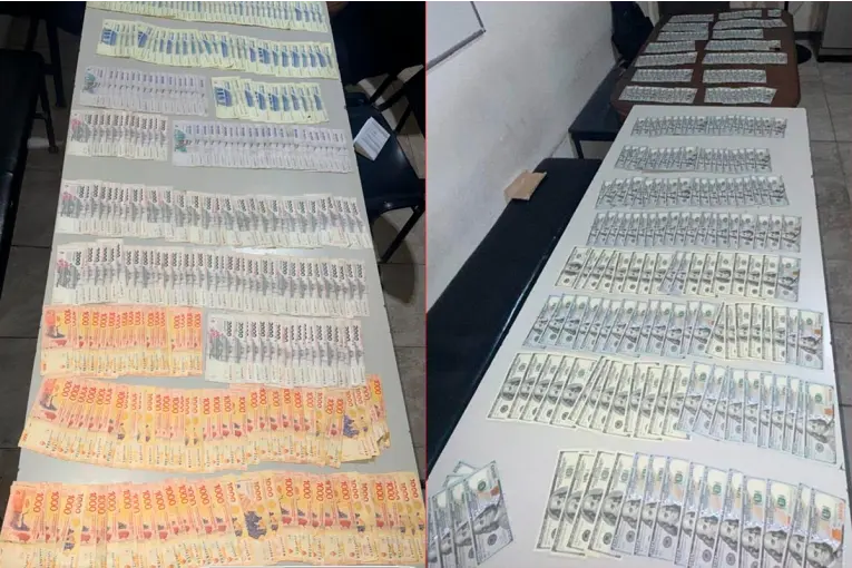 Secuestraron más de 31.000 dólares y dos millones de pesos en un control vial en Santa Fe