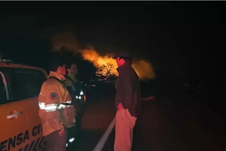 Incendio forestal en Cafayate: las llamas ya consumieron cerca de 200 hectáreas