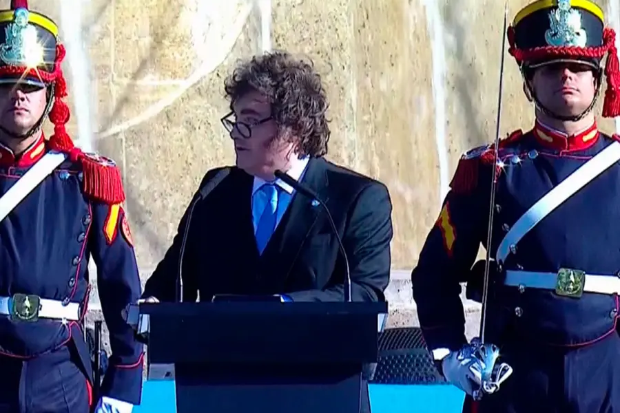 Javier Milei en Rosario.