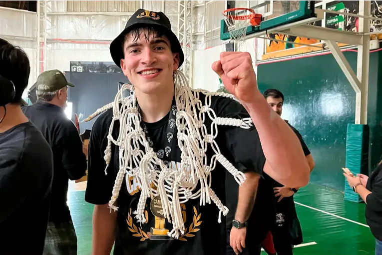 El entrerriano Martiniano Dato es campeón de Liga Nacional: "estoy cumpliendo un sueño"