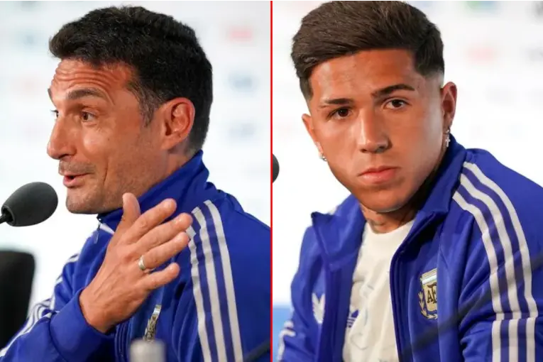 Scaloni y Enzo Fernández en conferencia de prensa: "Esperamos un rival agresivo", dijeron sobre Austria