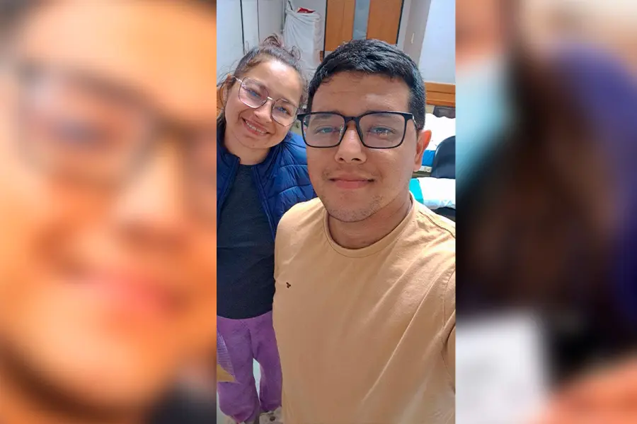 Esteban y Virginia Borget (foto Radio Chajar&iacute;)