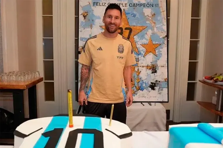 Convocan a un canto masivo para celebrar el cumpleaños 39 de Lionel Messi
