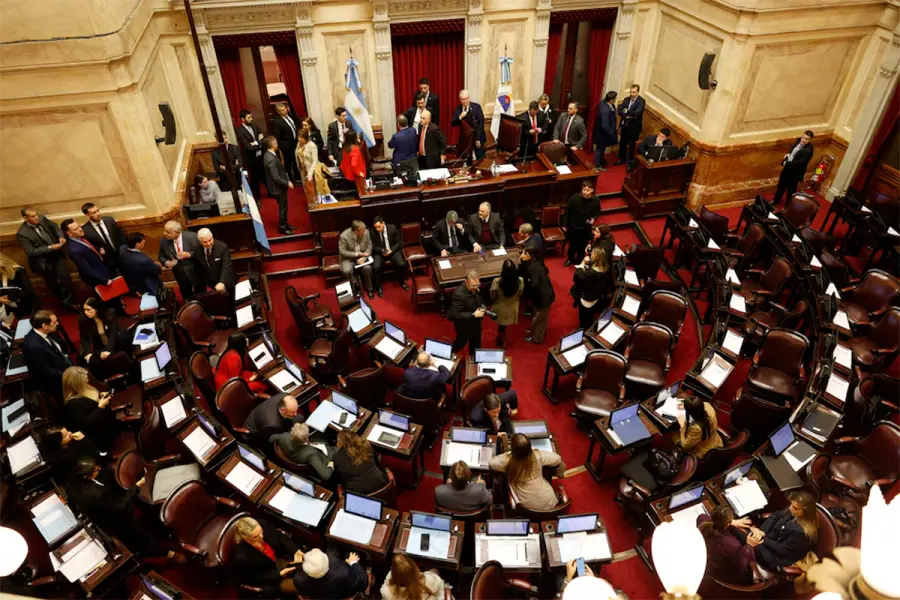 Los senadores de la Libertad Avanza no se sentaron en sus bancas y la sesi&oacute;n se cay&oacute; por falta de qu&oacute;rum (fuente: RSFotos)