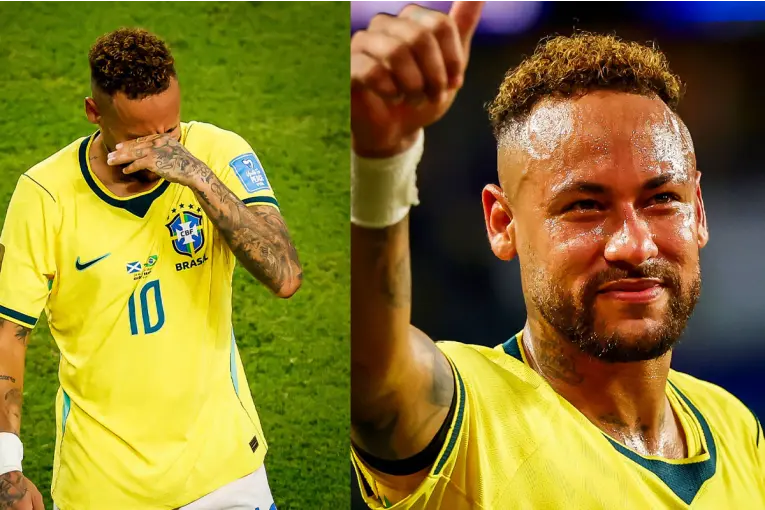 Neymar volvió a jugar con Brasil, se emocionó y saludó a Messi: Solo agradezco