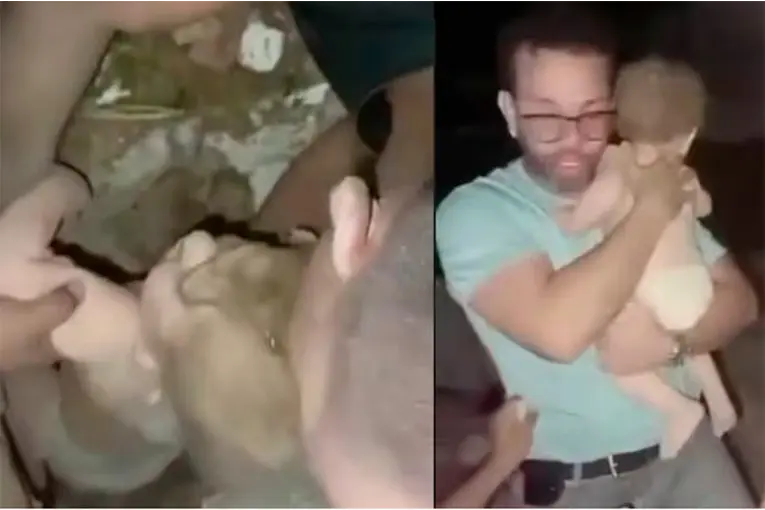Video: Rescate de una beba entre los escombros emocionó en medio de la tragedia en Venezuela