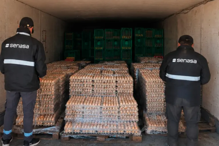 Decomisaron más de 4.800 docenas de huevos y las inutilizaron para consumo