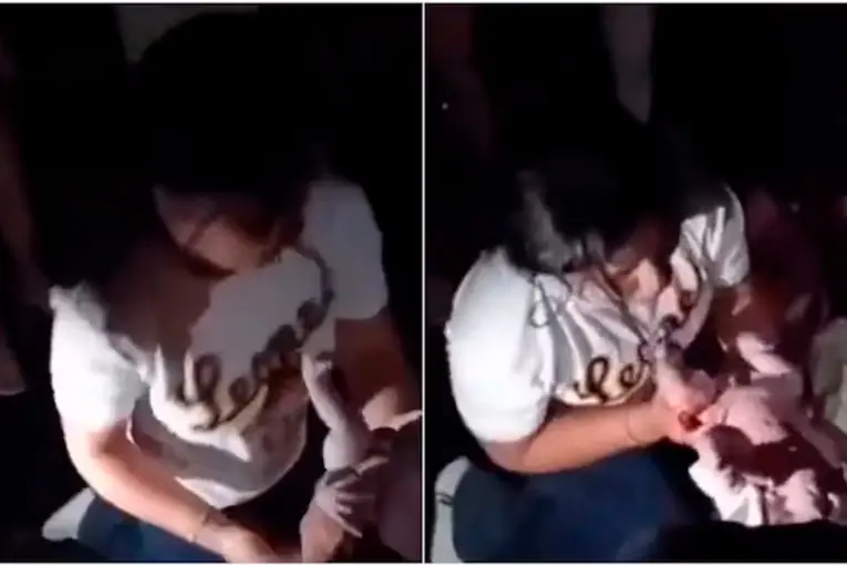 Video: Una mujer dio a luz mientras estaba atrapada bajo los escombros tras el terremoto en Venezuela