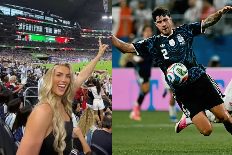 La mujer de Senesi apoy&oacute; durante todo el Mundial a su novio.
