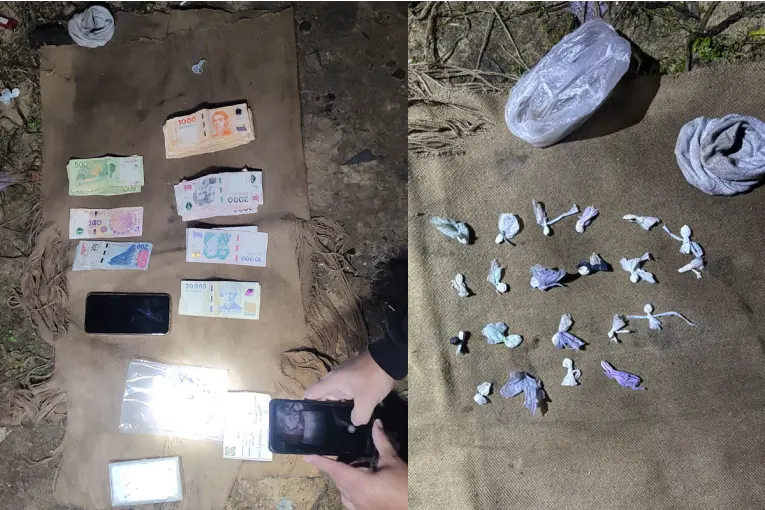 Quiso descartar una media con cocaína al ver a los policías y quedó detenida en Concordia