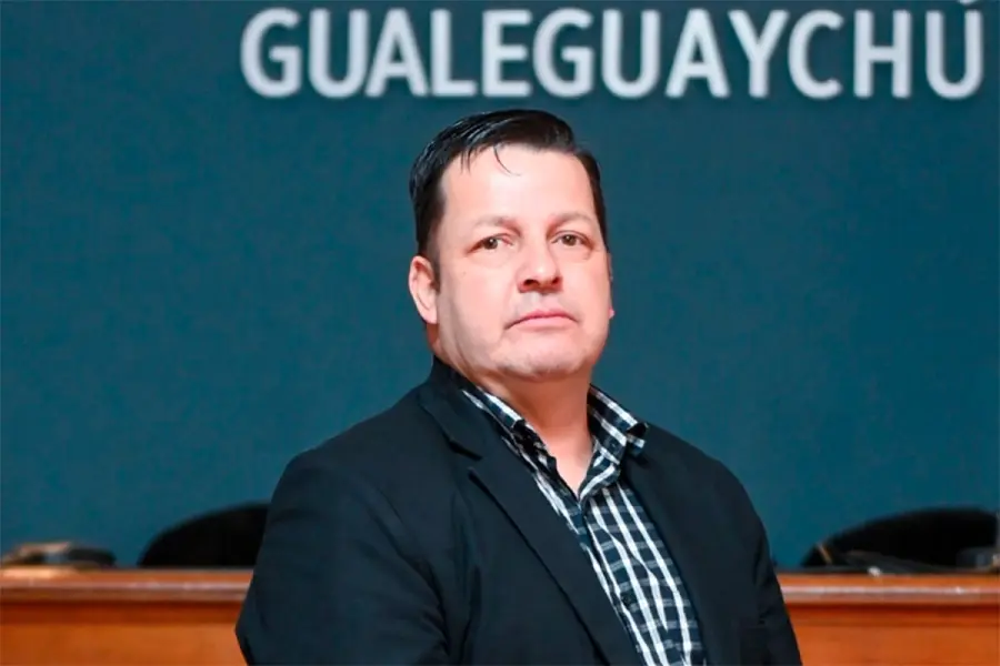 Concejal Marcelo Rodr&iacute;guez de Gualeguaych&uacute; (foto El Argentino)