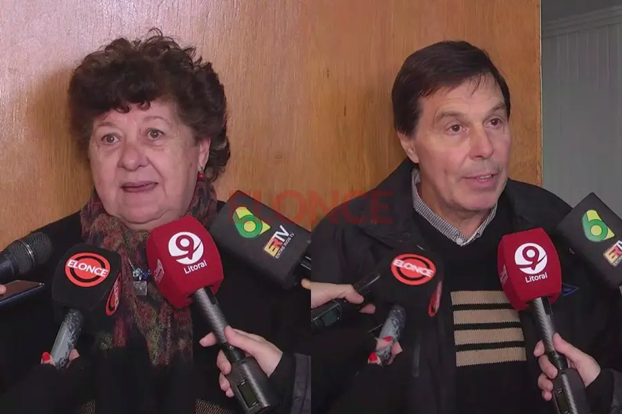 Noem&iacute; Dalmol&iacute;n y Daniel Colaprete, padres de Mat&iacute;as (foto Elonce)