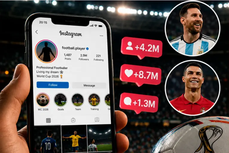 Qué futbolistas del Mundial 2026 ganaron más seguidores en Instagram tras la fase de grupos