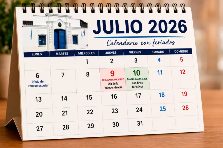 Julio llega con un feriado XL y el inicio de las vacaciones de invierno